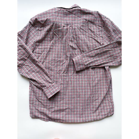 Men's Johnnie-O Top Shelf Plaid Casual Cotton Button Down Flannel Size XL - Picture 7 of 7
